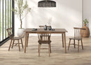 Beale Dining Table Walnut & Black