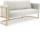 Casa Cream Velvet Sofa