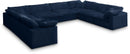 Cozy Navy Velvet Cloud Modular Sectional