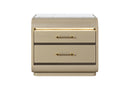 Genesis Gold Nightstand with LED