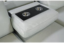 U0212 Blanche Silver Pull Out Sofa Bed