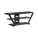 Donlyn 2-tier TV Console Black - NY Furniture Direct (NY)