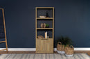 Tabby 3-Shelf Engineered Wood Media Tower Mango - NY Furniture Direct (NY)