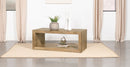 Benton Rectangular Solid Wood Coffee Table Natural - NY Furniture Direct (NY)