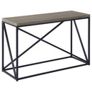 Birdie Rectangular Sofa Table Sonoma Grey - NY Furniture Direct (NY)