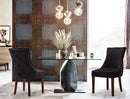 Hannah Black Velvet Dining Chair