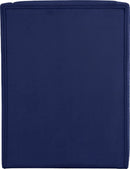Rivet Navy Velvet Accent Chair