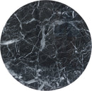 Omni Black Faux Marble End Table