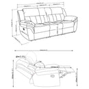 Bahrain Reclining Sofa