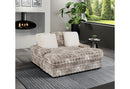 U8292 Grey Lounger Sofa with USB