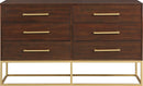 Maxine Cherry / Gold Dresser