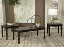 Amaro 3-piece Occasional Set Dark Brown - NY Furniture Direct (NY)