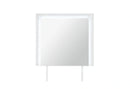 Naomi Silver Marble Mirror with LED