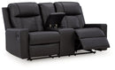 Mackmenville Reclining Loveseat with Console - NY Furniture Direct (NY)
