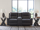 Mackmenville Reclining Loveseat with Console - NY Furniture Direct (NY)