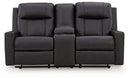 Mackmenville Reclining Loveseat with Console - NY Furniture Direct (NY)
