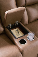 Mackmenville Reclining Loveseat with Console - NY Furniture Direct (NY)