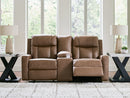 Mackmenville Reclining Loveseat with Console - NY Furniture Direct (NY)