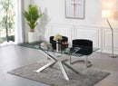 Gianna Black Velvet Dining Chair