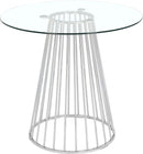 Gio Chrome Counter Height Table