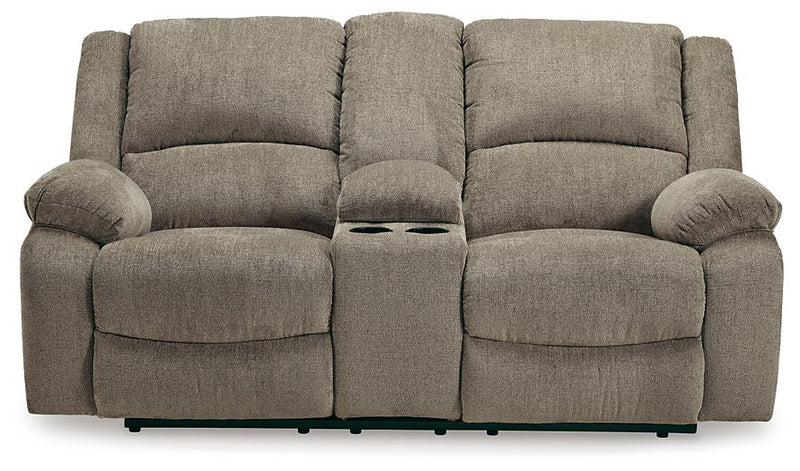 Draycoll Reclining Loveseat with Console image