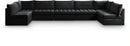 Jacob Black Velvet Modular Sectional