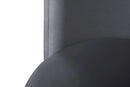 Rotunda Grey Velvet Accent Chair