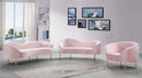 Ritz Pink Velvet Chair