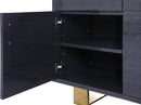 Excel Grey Oak Veneer Lacquer Sideboard/Buffet