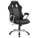Roger Adjustable Height Office Chair Black and Grey - NY Furniture Direct (NY)