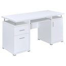 Tracy 2-drawer Computer Desk White - NY Furniture Direct (NY)