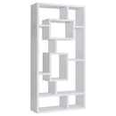 Howie 10-shelf Bookcase White - NY Furniture Direct (NY)