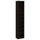 Eliam Rectangular Bookcase with 2 Fixed Shelves Cappuccino - NY Furniture Direct (NY)