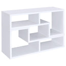 Velma Convertible TV Console and Bookcase White - NY Furniture Direct (NY)