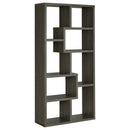 Theo 10-shelf Bookcase Weathered Grey - NY Furniture Direct (NY)