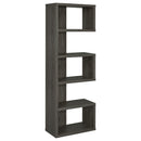 Joey 5-tier Bookcase Weathered Grey - NY Furniture Direct (NY)