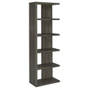 Harrison 5-tier Bookcase Weathered Grey - NY Furniture Direct (NY)
