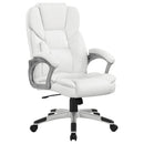 Kaffir Adjustable Height Office Chair White and Silver - NY Furniture Direct (NY)
