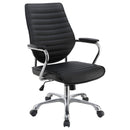 Chase High Back Office Chair Black and Chrome - NY Furniture Direct (NY)