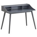Percy 4-compartment Writing Desk Grey - NY Furniture Direct (NY)