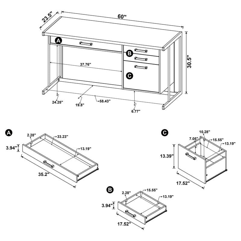 Loomis Computer Desk