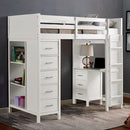CASSIDY Twin Loft Bed w/ Drawers