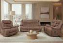 U2250 Brown Reclining Sofa/Console Reclining Loveseat