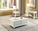 Natesa White Washed Coffee Table - NY Furniture Direct (NY)