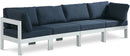 Nizuc Navy Waterproof Fabric Outdoor Patio Modular Sofa