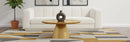 Martini Brushed Gold Coffee Table