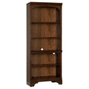 Hartshill 5-shelf Bookcase Burnished Oak - NY Furniture Direct (NY)