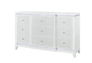 Alina White Dresser with LED