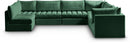 Jacob Green Velvet Modular Sectional