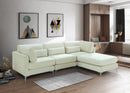 Julia Cream Velvet Modular Sectional (4 Boxes)